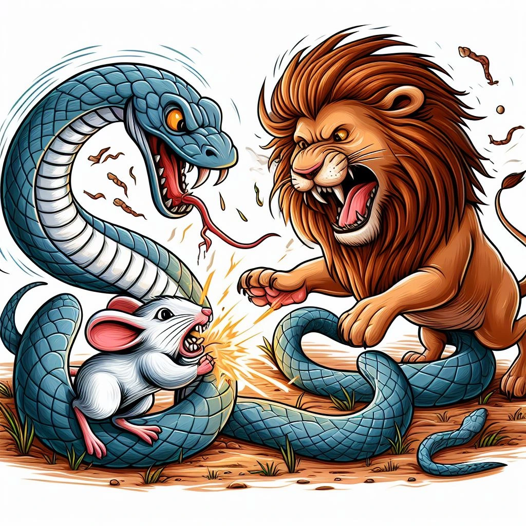 Courageous Lion and Tiny Mouse – Story For Kids